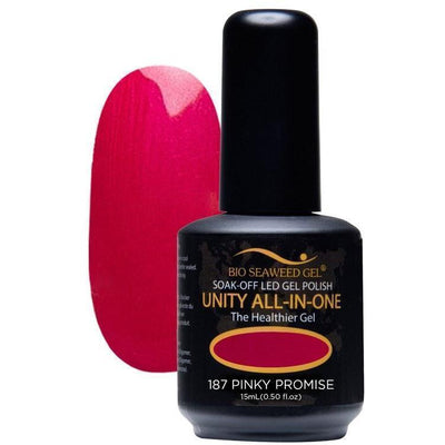 Unity All-in-One Colour Gel Polish Pinky Promise #187-Gel Nail Polish-Universal Nail Supplies