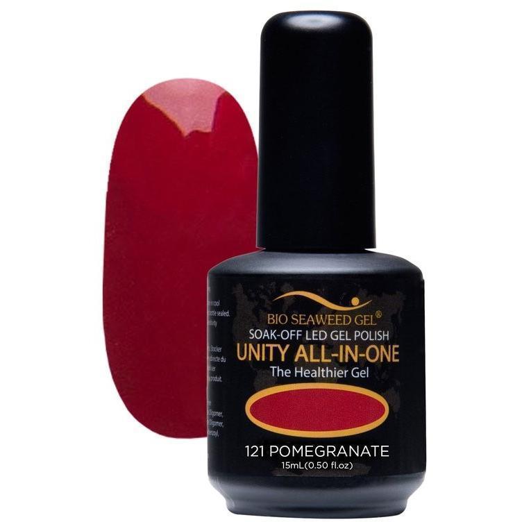 Unity All-in-One Colour Gel Polish Pomegranate #121-Gel Nail Polish-Universal Nail Supplies