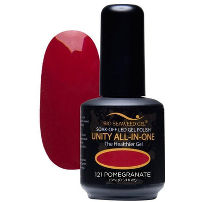 Unity All-in-One Colour Gel Polish Pomegranate #121-Gel Nail Polish-Universal Nail Supplies