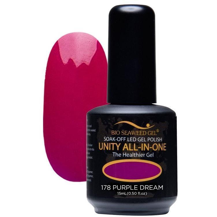 Unity All-in-One Colour Gel Polish Purple Dream #178-Gel Nail Polish-Universal Nail Supplies