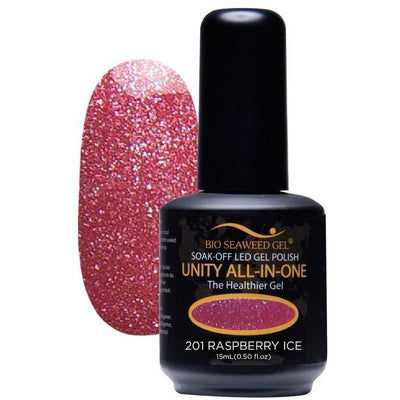 Unity All-in-One Colour Gel Polish Raspberry Ice #201-Gel Nail Polish-Universal Nail Supplies