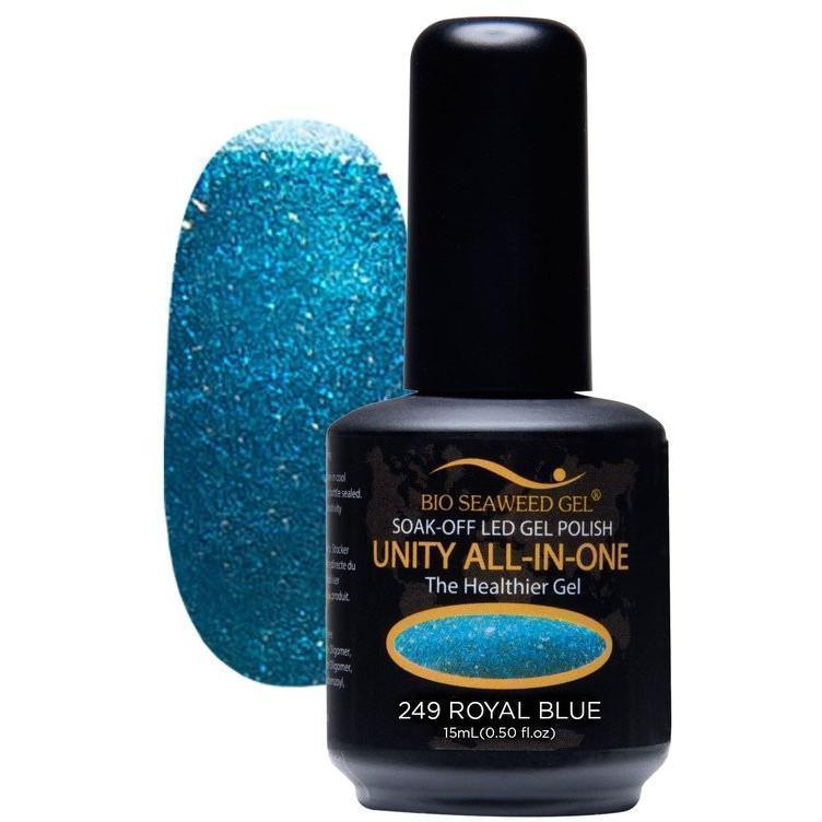 Unity All-in-One Colour Gel Polish Royal Blue #249-Gel Nail Polish-Universal Nail Supplies