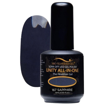 Unity All-in-One Colour Gel Polish Sapphire #167-Gel Nail Polish-Universal Nail Supplies