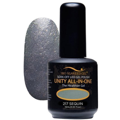 Unity All-in-One Colour Gel Polish Sequin #217-Gel Nail Polish-Universal Nail Supplies