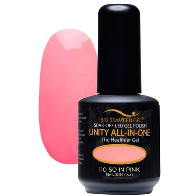 Unity All-in-One Colour Gel Polish So in Pink #110-Gel Nail Polish-Universal Nail Supplies