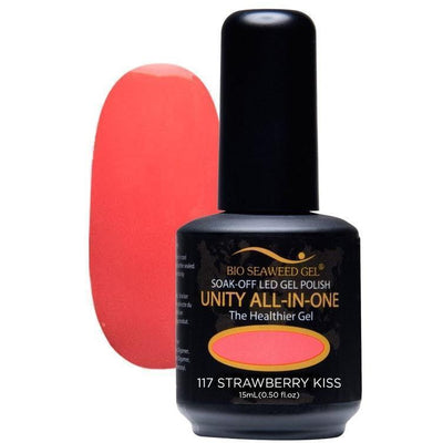 Unity All-in-One Colour Gel Polish Strawberry Kiss #117-Gel Nail Polish-Universal Nail Supplies