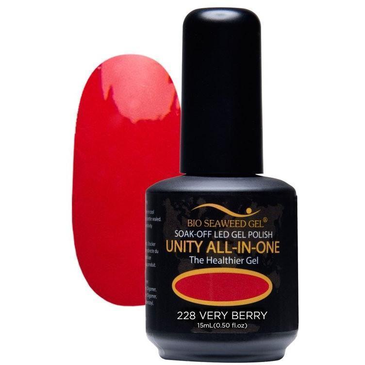 Unity All-in-One Colour Gel Polish Very Berry #228-Gel Nail Polish-Universal Nail Supplies