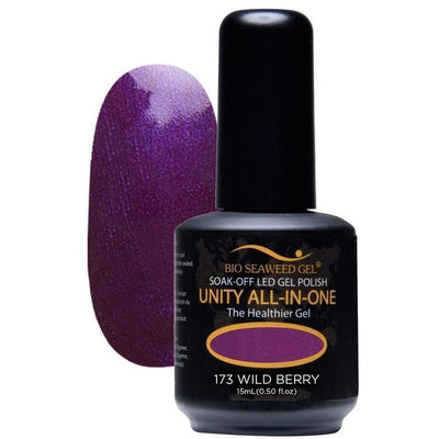 Unity All-in-One Colour Gel Polish Wild Berry #173-Gel Nail Polish-Universal Nail Supplies