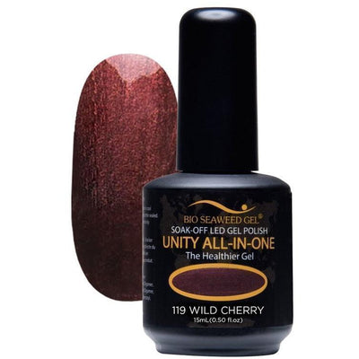 Unity All-in-One Colour Gel Polish Wild Cherry #119-Gel Nail Polish-Universal Nail Supplies