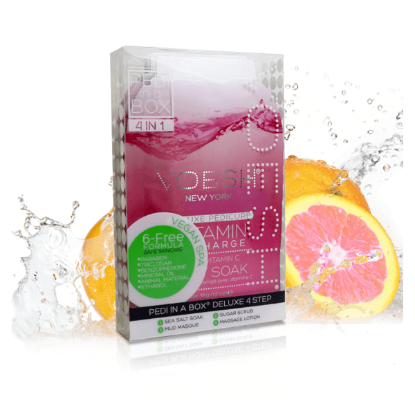 Voesh - Pedi in a Box Deluxe 4 Step Vitamin Recharge-Nail Tools-Universal Nail Supplies