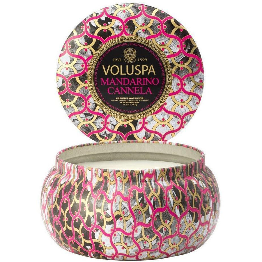 Voluspa Mandarino Cannela Metallo Candle-Candles-Universal Nail Supplies
