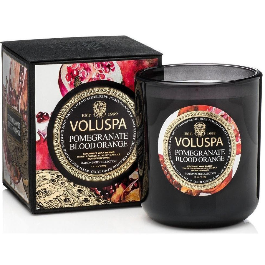Voluspa Pomegranate Blood Orange Maison Candle-Candles-Universal Nail Supplies