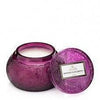 Voluspa Santiago Huckleberry Embossed Glass Chawan Bowl Candle-Candles-Universal Nail Supplies